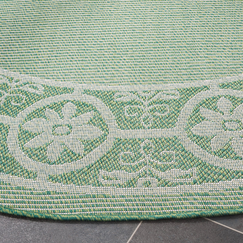 Tapis d'intérieur / extérieur Damitrius Performance, Rond 6 pi 7 po