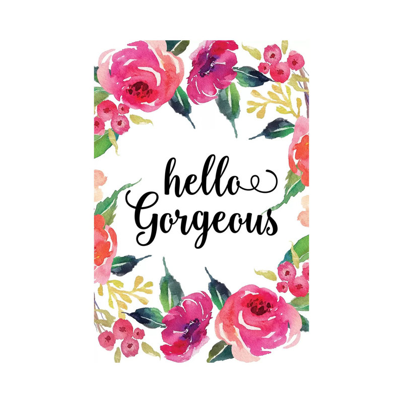 Hello Gorgeous - Painting on Canvas, Wrapped Canvas, 101.6cm H x 66.04cm W x 1.91cm D
