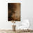 Rich Dark Brown and Warm Golden Brown Blended Wall Accent – Pictures Framed Canvas Print Wall Art-713094546-713094549