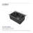 27"×19" Black Single Bowl Kitchen Sink, 304 Stainless Steel Overmount Handmade Sink, Sound Absorbing Design with US Standard Drain, Rounded Corner for Kitchen Use