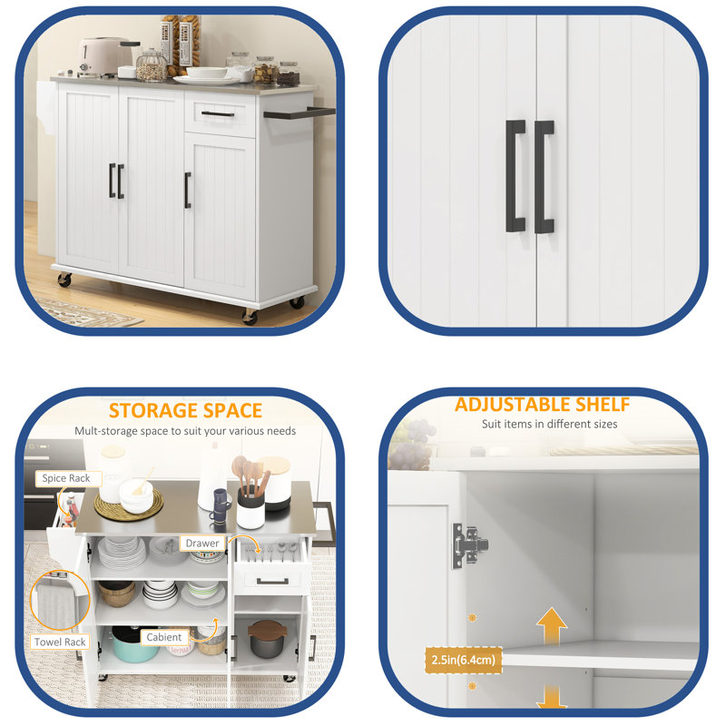 Enzleigh Kitchen Island