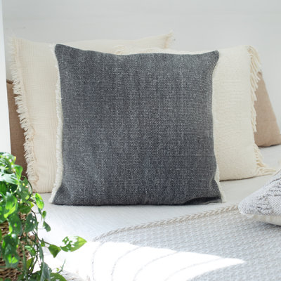 Housse et insert de coussin en coton Haisley