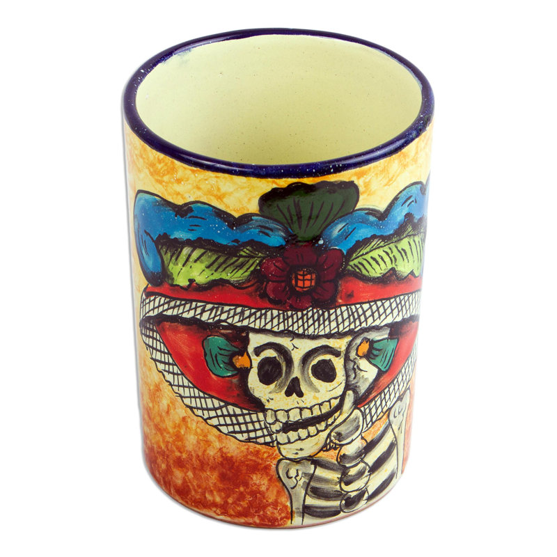 Vase en céramique Bungalow Rose Brilliant Catrina
