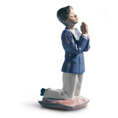 Communion Prayer Boy Figurine