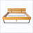 Bed Frame For Bedroom Decoration And Daily Use-371438764