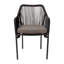 Chaise de patio empilable tissée avec coussins Avamarti-1602370857-1602370856