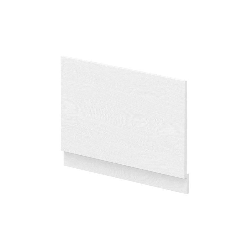 800Mm Bath End Panel, White Ash