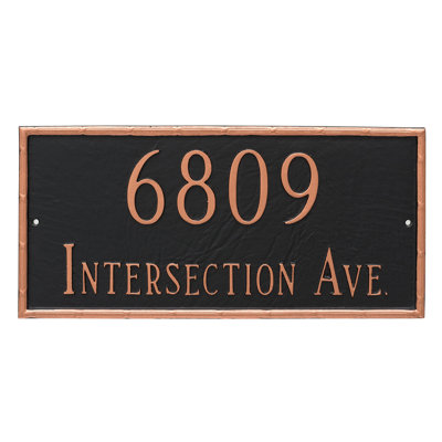 Washington 2-Line Wall Address Plaque