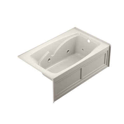 Cetra 60" x 36" Alcove Whirlpool Bathtub