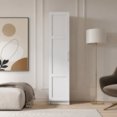 Stackable Wall Mounted Storage Cabinet with Movable Shelves, Perfect for Modern and Efficient Space Management