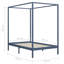 Harrison Solid Wood Canopy Bed-718318569-718318577