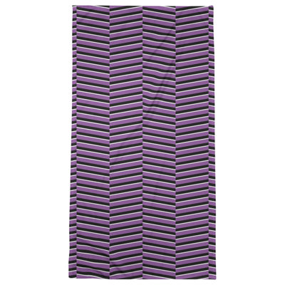 Serviette de plage à rayures fracturées