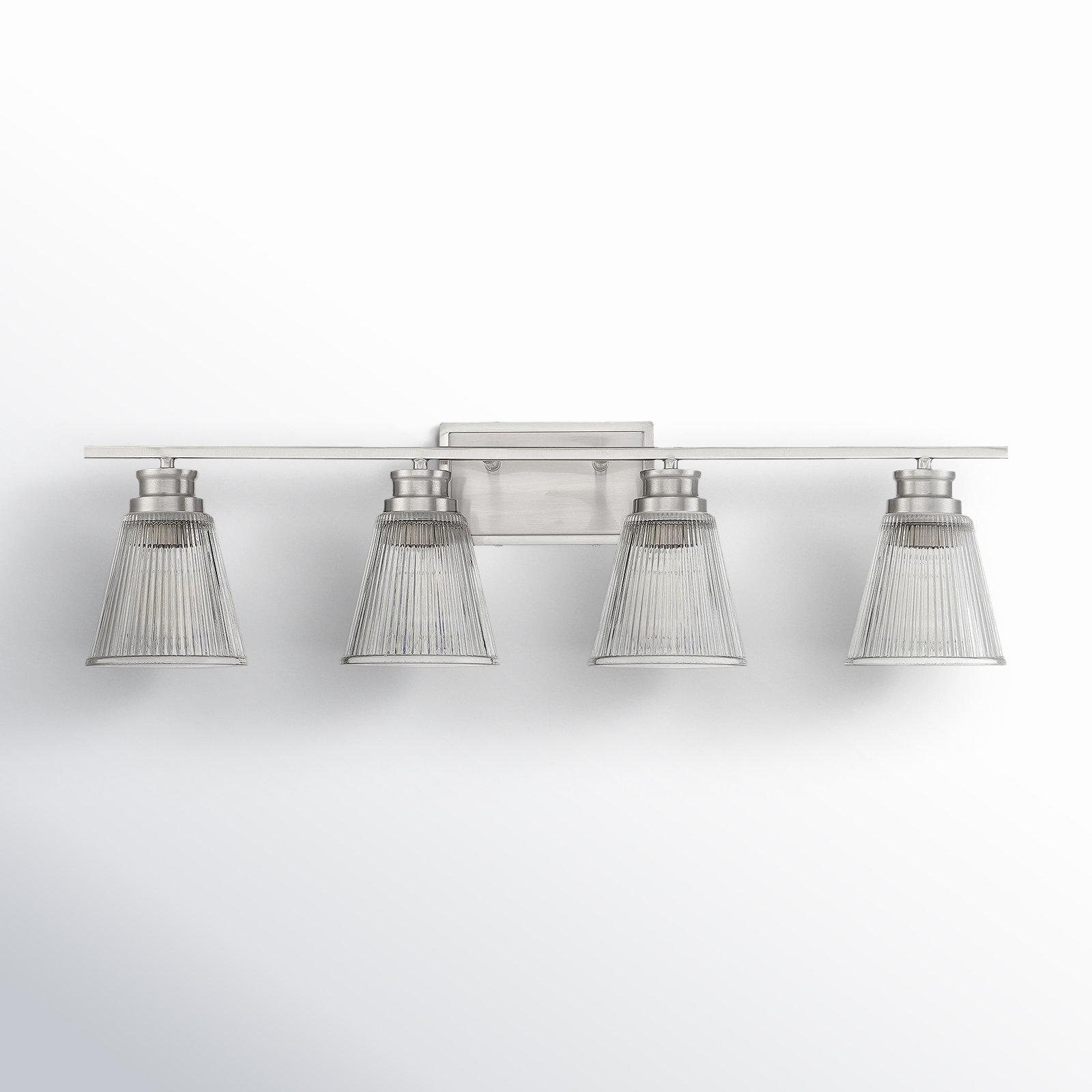 Odis 4 Light Dimmable Vanity Light, Brushed Nickel