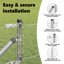 Hexagon Fence Galvanised Steel-1406952597