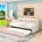 Upholstered Daybed with Trundle