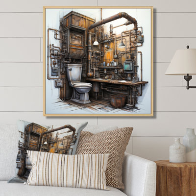 " Toilet Industrial Chic Mixed I "