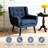 Tufted Upholstered Wide Back Armchair（Set of 2）-412486724