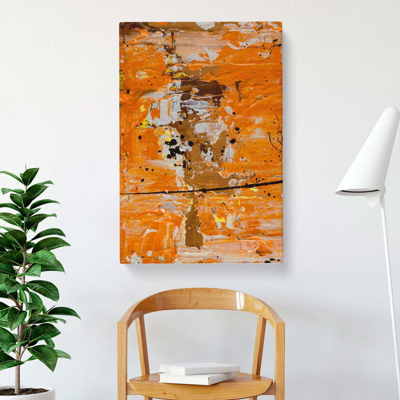 Abstract Art Painting Vol.425 by S.Johnson - Wrapped Canvas Painting, 50cm H x 35cm W x 3cm D
