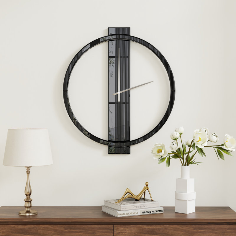 Glass Wall Clock