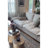 POVISON 104.33" Extra-Deep 3-Seater Sofa, Modular Cloud Couch with Independently Adjustable Backrest, Performance Stain-Resistant Suede, Beige-1096741343