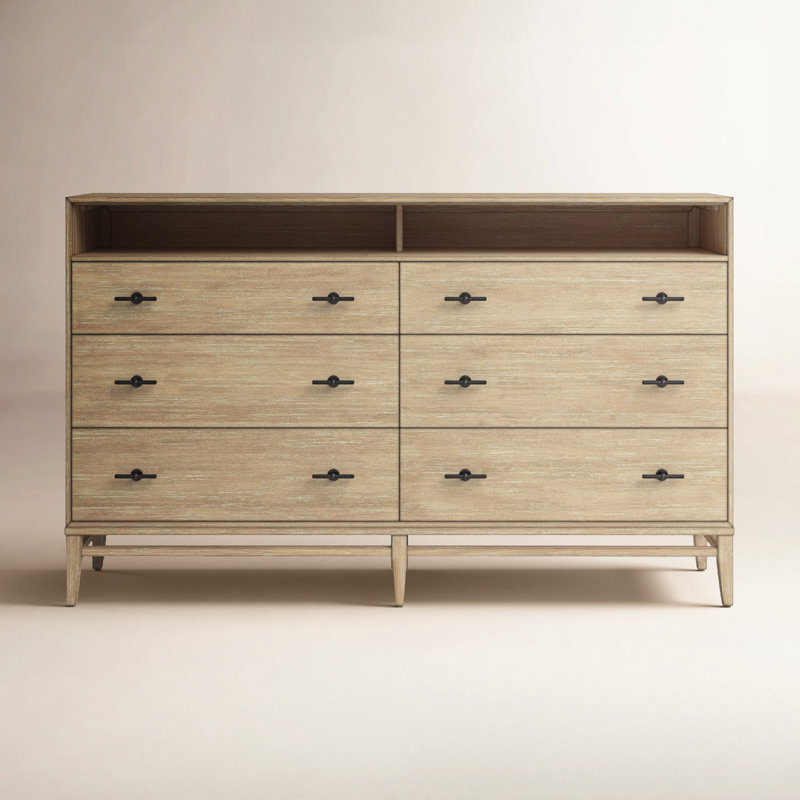 Commode double 6 tiroirs Katheryn
