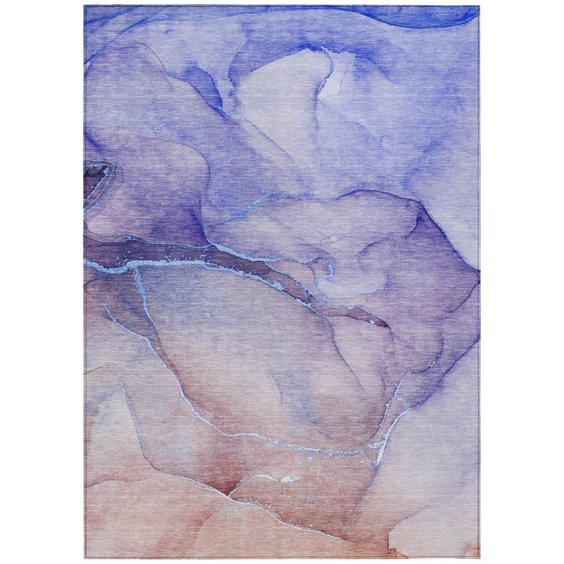 Tapis intérieur / extérieur Kyrie avec envers antidérapant, Rectangle de 10 pi x 14 pi