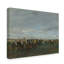 « the courses » par edgar degas, reproduction de peinture à l’huile sur toile tendue-129227856