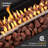 8-Piece Rattan Patio Conversation Set with Cushions and 56-Inch Outdoor Fire Pit Table-1082927426