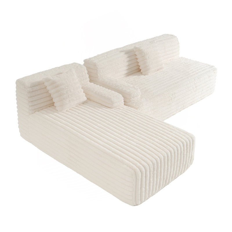 Canapé modulaire 110 po Cloud, Beige