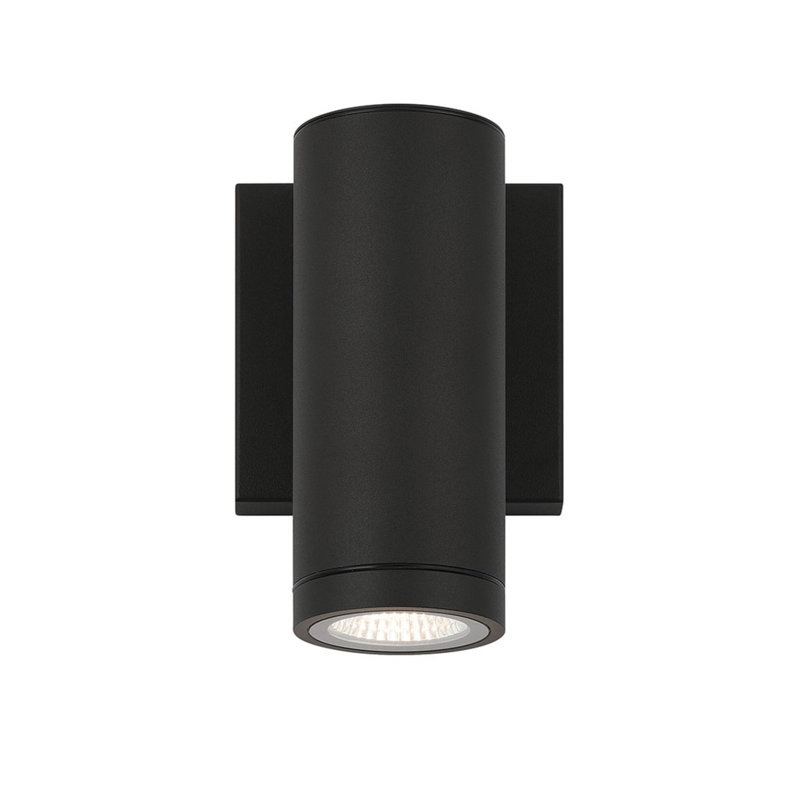 Plaza 60 Wall Sconce, 10W, Black Finish