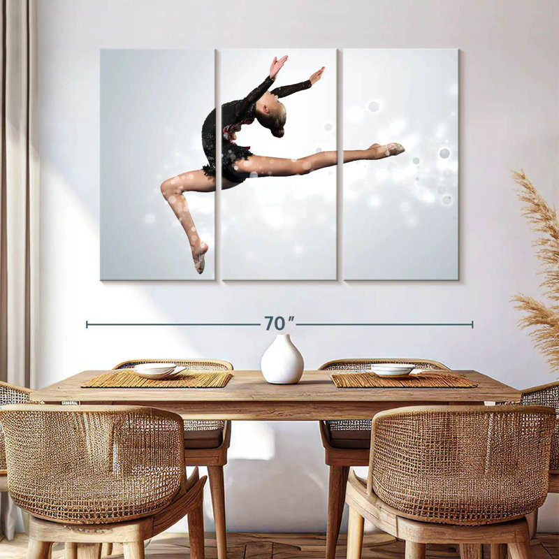 Fille de gymnastique Sireci, H 42 po x l 65 po