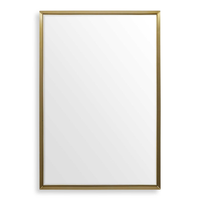 Uttermost Heisler Brass Mirror