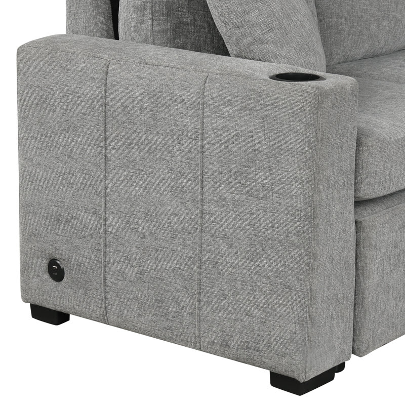 Canapé modulaire pour canapé-lit escamotable en forme de U