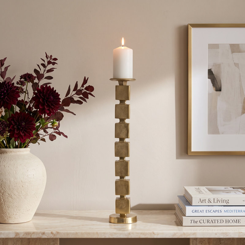 Modern Candle Holder, 24" H x 5" W x 5" D