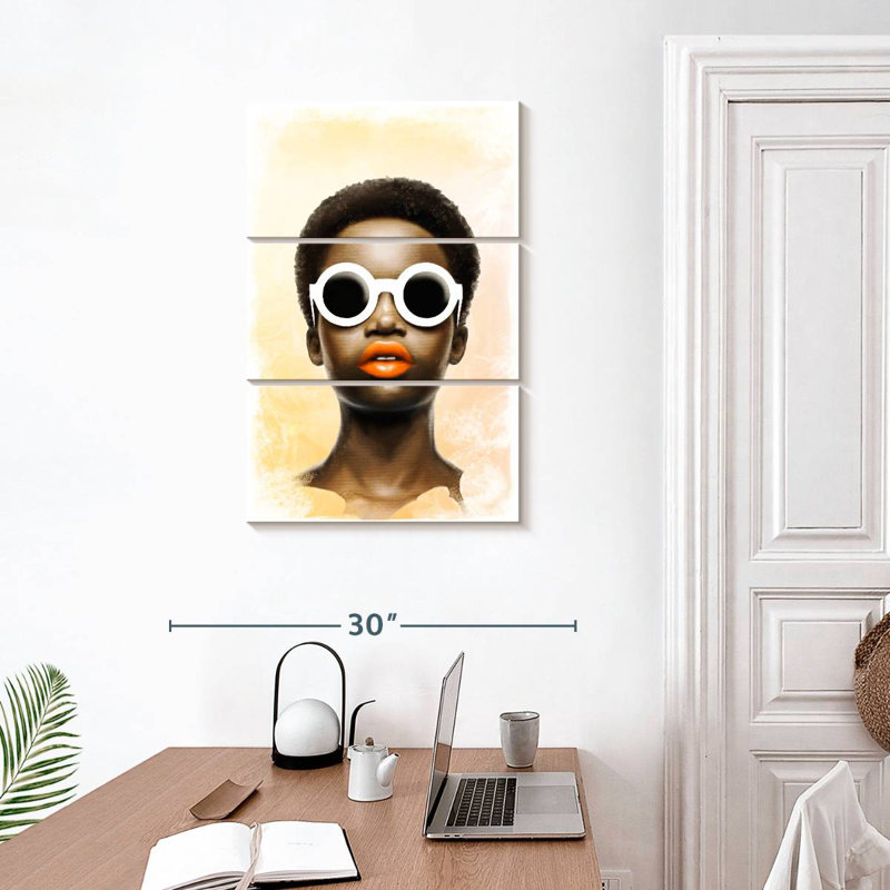 Leisha African Lady, 50" H x 32" W