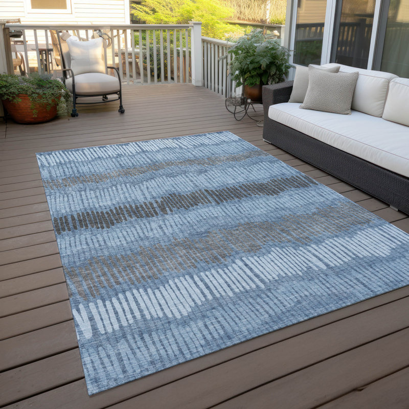 Tapis intérieur / extérieur rectangulaire avec envers antidérapant, Rectangle 10 pi x 14 pi
