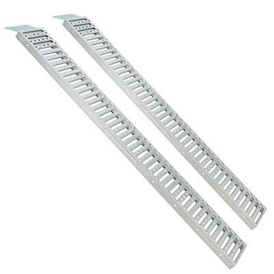 2-Pack Heavy Duty Steel Truck Loading Ramps 72x9in 1000 Lb Capacity Non-Slip for ATV Motorcycle Lawn Mower Tractor and Equipment Loading