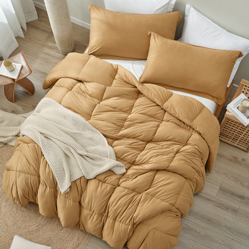 843249116701, Queen Comforter + 2 Standard Shams, Brown