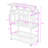 Garden Mini Greenhouse with Movable Wheels, Openable Roof and Storage Box-114494577