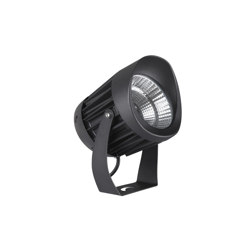 North Black Integrated LED Aluminium Spotlight, 23cm H x 20.5cm W x 15cm D