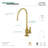 Kingston Brass Heirloom Single-Handle 1-Hole Deck Mount Water Filtration Faucet-36629472