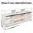 Unfinished TV Stand for TVs up to 70"-460301751