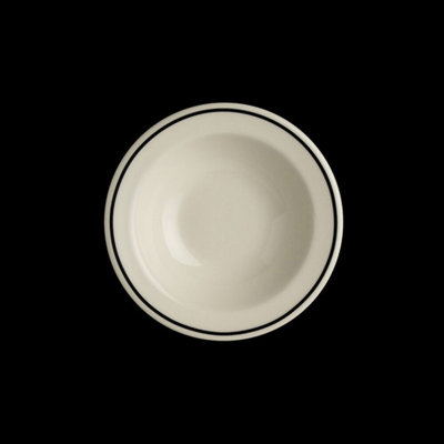 Fruit Bowl Narrow Rim Black Line