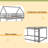 Twin Over Twin Low Bunk Bed, House Bed With Ladder-276915323