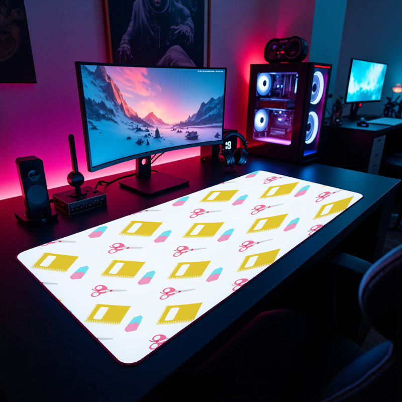 Polyester Desk Pad, 23.6x13.8