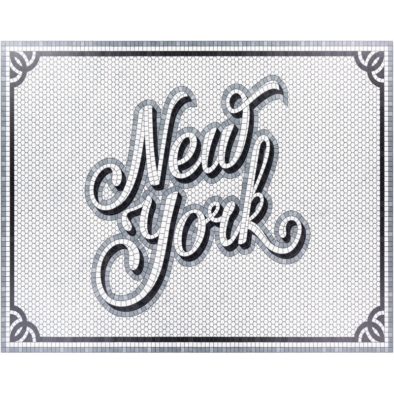 Tapis gris Albelo-Sire, Rectangle 6 pi 6 po x 8 pi 2 po