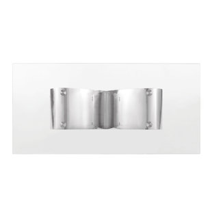 High Class Dining Set With Clear Glass Table And Stainless Steel Frame