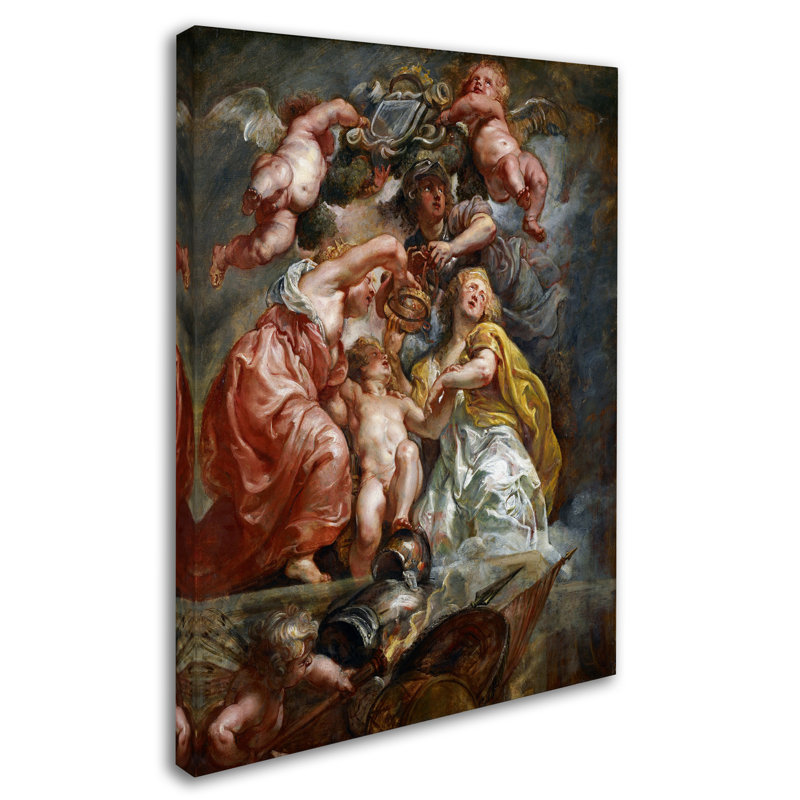 Peter Paul Rubens Union of England and Scotland Canvas Print
