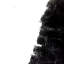 Arbre de Noël artificiel mince 7,5 pi avec base en métal pliable