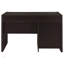 Bureau d'ordinateur à 2 tiroirs Maxim Cappuccino avec gestion des câbles et plateau à clavier-822752448